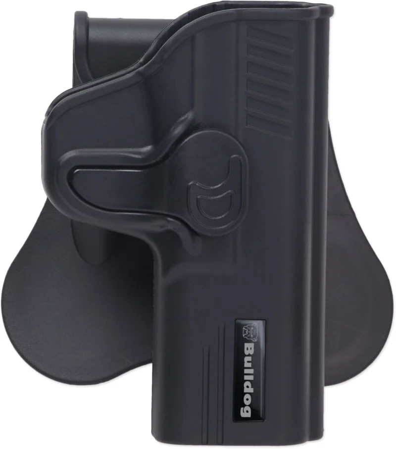 Bulldog Rapid Release polymer paddle holster for S&W M&P Shield, right hand, black