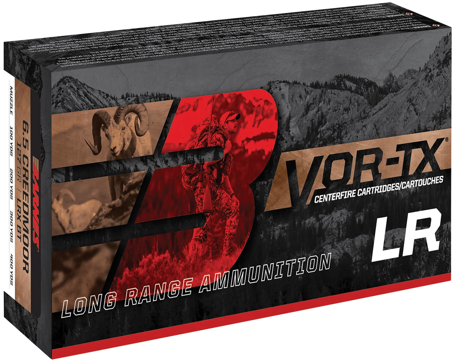 Barnes VOR-TX Long Range 375 RUM 270 gr LRX Boat Tail 20-round box product image