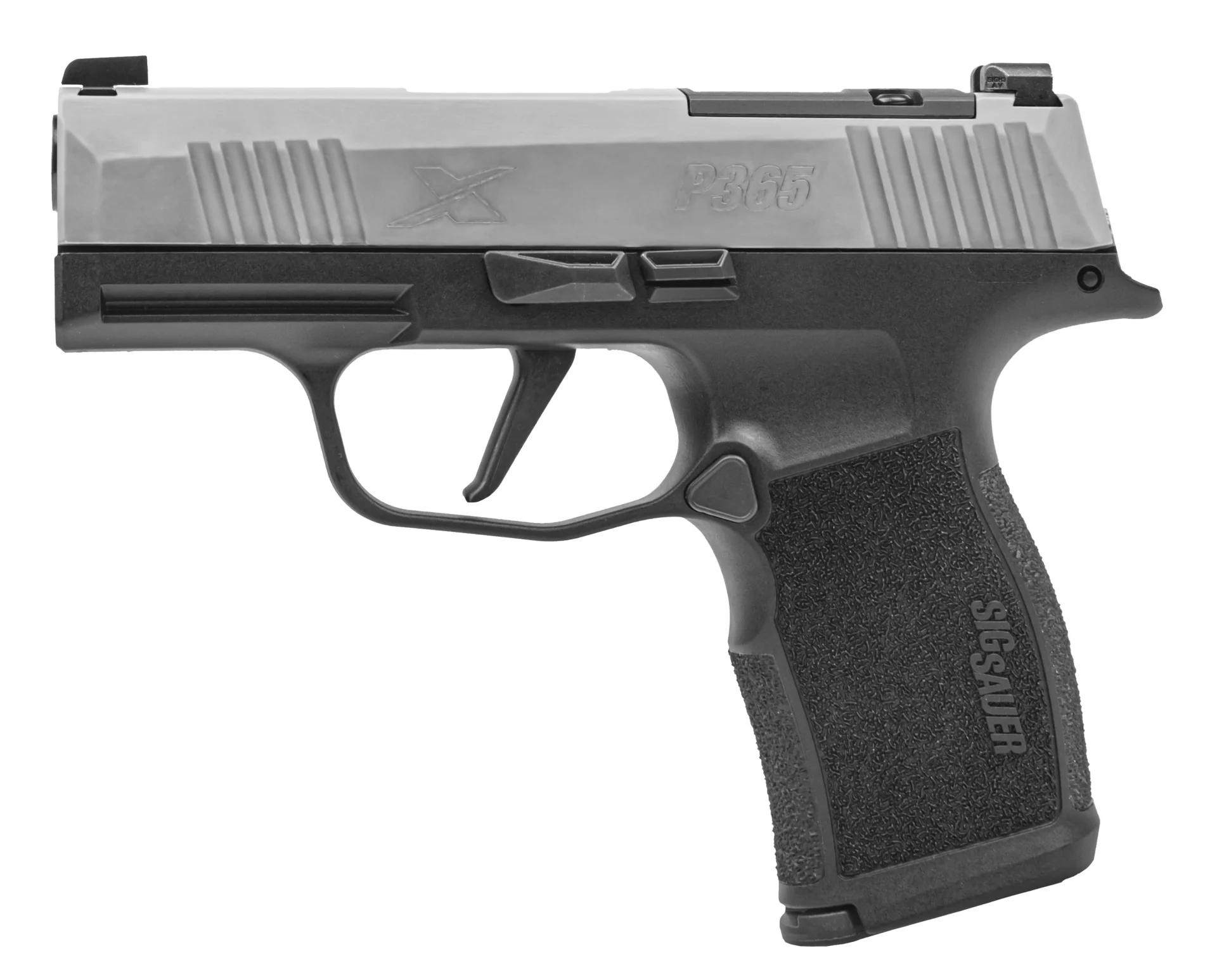Sig Sauer P365X PST 9mm pistol black polymer frame stainless optic-ready slide 3.1 inch barrel