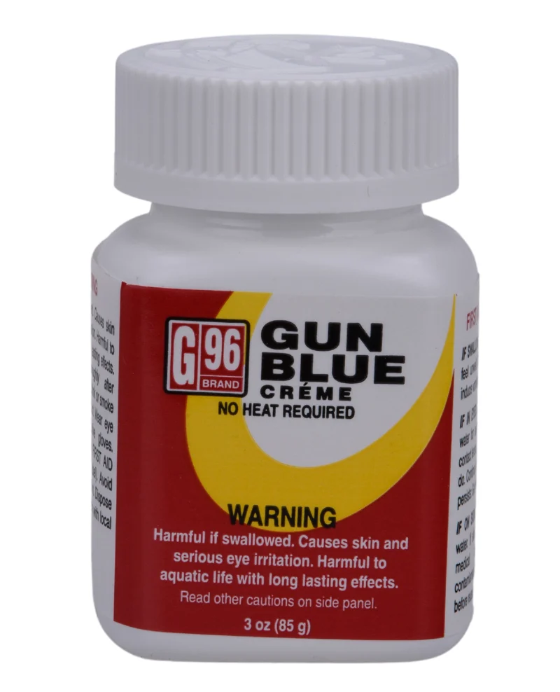 G96 Gun Blue Creme 3 oz bottle front label
