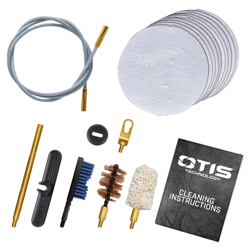 Otis Patriot Series 12 Gauge Shotgun Cleaning Kit in yellow plastic case