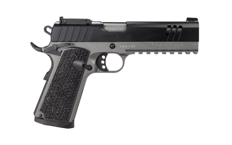 EAA Girsan MC1911 Influencer X 9mm two-tone Cerakote 5-inch barrel side profile