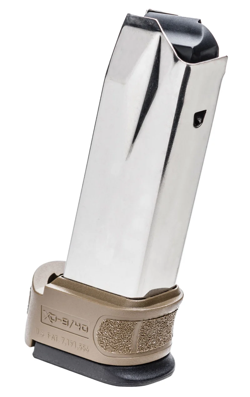 Springfield Armory XD Mod.2 9mm 10rd stainless steel magazine with FDE sleeve