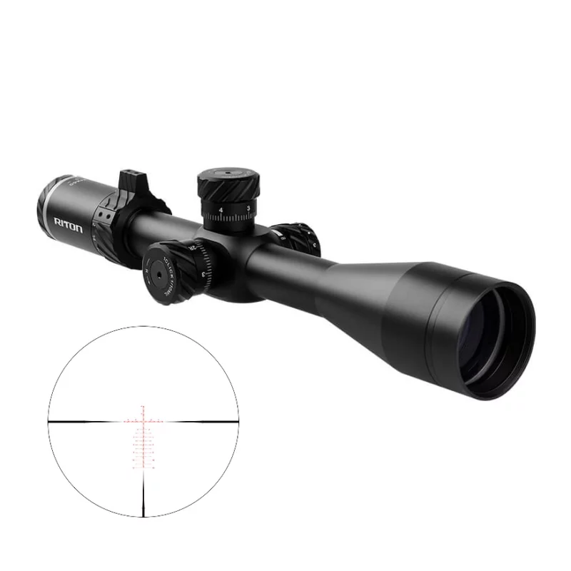 Riton 3 Conquer 6-24x50 30mm FFP riflescope, black matte finish