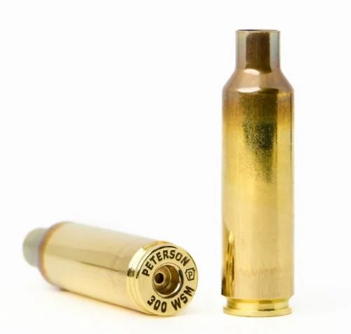 Peterson Cartridge match-grade unprimed .300 WSM rifle brass 50-count