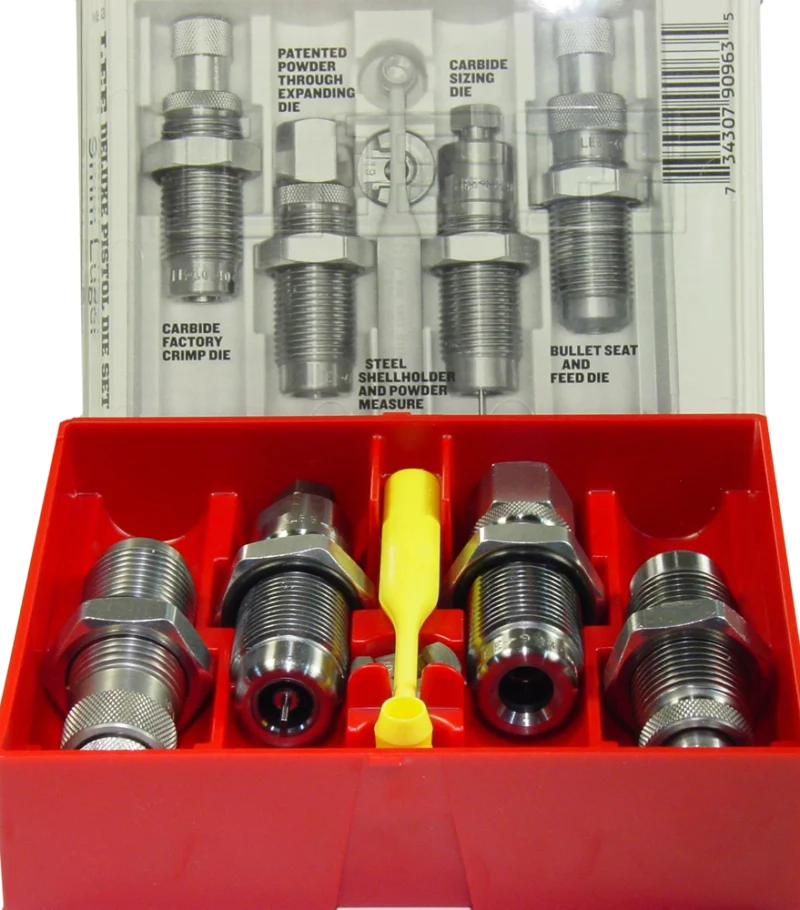Lee Precision Carbide Deluxe 4-Die Set .45 ACP reloading dies