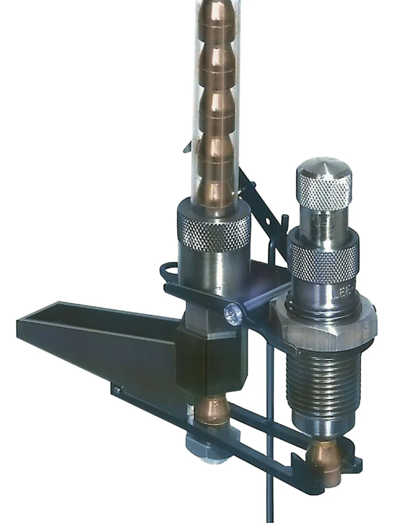 Lee Precision Bullet Feed Die and Fingers for 9mm, fits .46 to .60 inch bullets, black finish