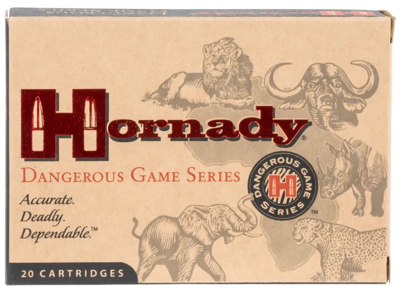 Hornady 450-400 Nitro Express 400 gr Dangerous Game Solid ammunition box (20 rounds)