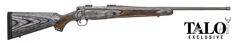 Mossberg Patriot 6.5 Creedmoor 22 inch fluted threaded stainless Cerakote with laminate stock