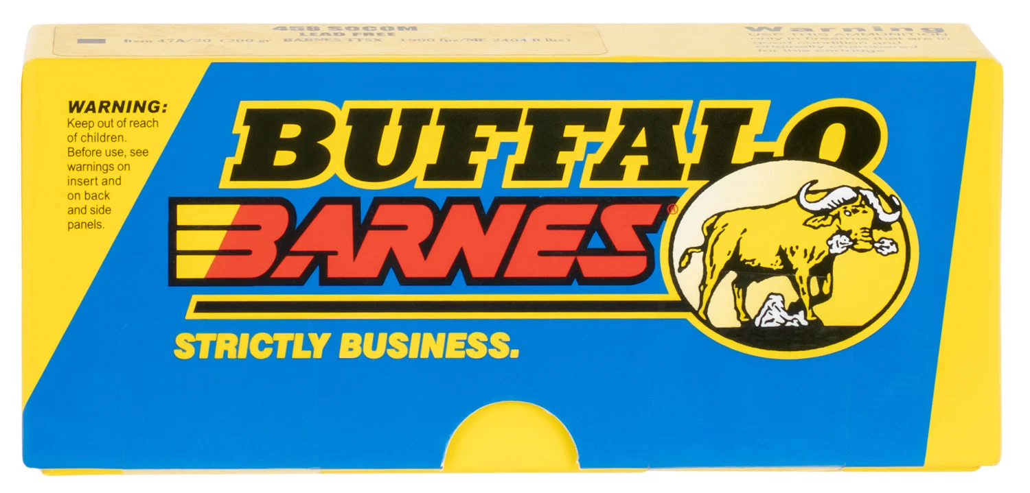 Buffalo Bore 458 SOCOM 300gr Barnes Tipped TSX ammunition box