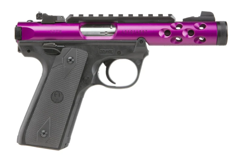 Ruger RUG MKIV 2245 LT 22 4.4 PRP DE semi-auto handgun, right-side image