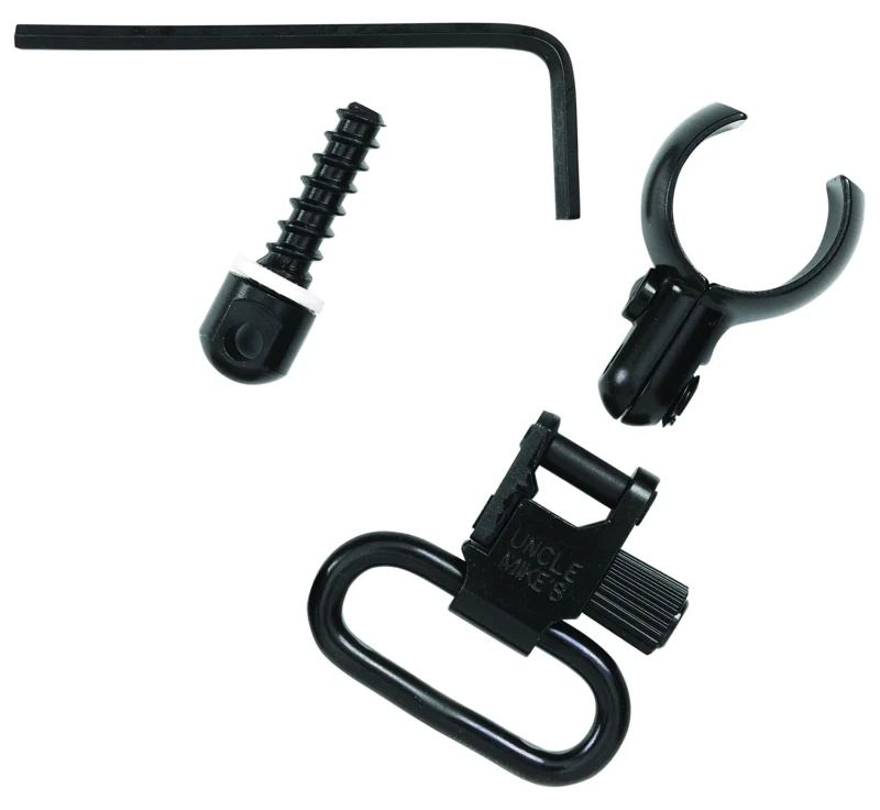 Uncle Mike's 13912 magnum band quick-detach sling swivels, 1 in loop, blued steel