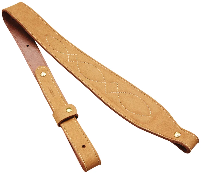 Butler Creek Cobra padded suede rifle sling 1 in x 36 in brown