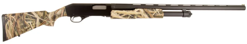 Stevens 320 Field Compact 12ga 26in vent rib shotgun with Mossy Oak Shadow Grass Blades stock