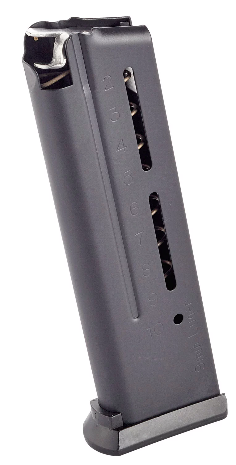 Wilson Combat 1911 ETM 9mm 10-round magazine, black finish