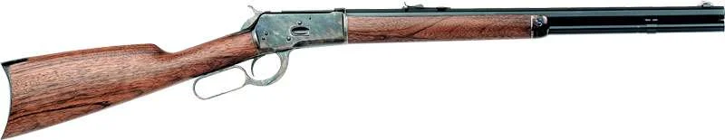 Cimarron 1892 20 inch .45 Long Colt lever-action rifle with walnut stock and case-colored receiver