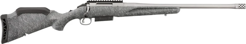Ruger American Rifle Gen II .450 Bushmaster 20-inch Gray Splatter Stock Cerakote