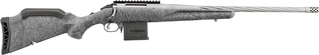 Ruger American Rifle Gen II .204 Ruger 20-inch Gray Splatter Stock