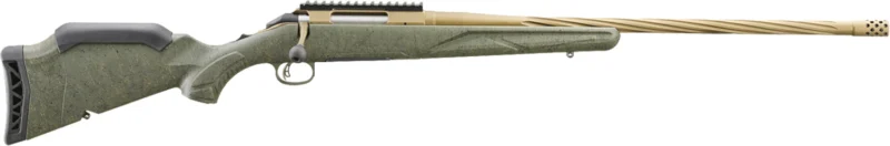 Ruger American Gen II Predator 30-06 22in Burnt Bronze Cerakote green splatter stock