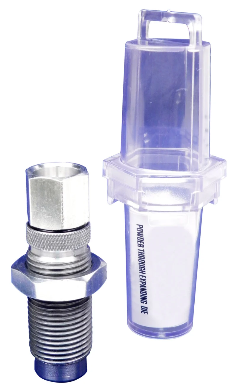 Lee Powder Thru Expanding Die for .38 Special and .357 Magnum, steel construction