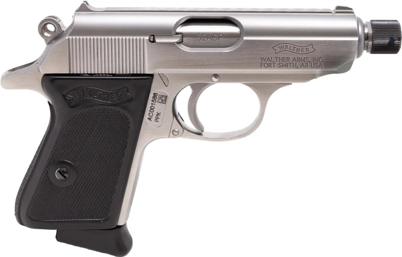 Walther Arms PPK SD .32 ACP stainless threaded 3.3 inch pistol