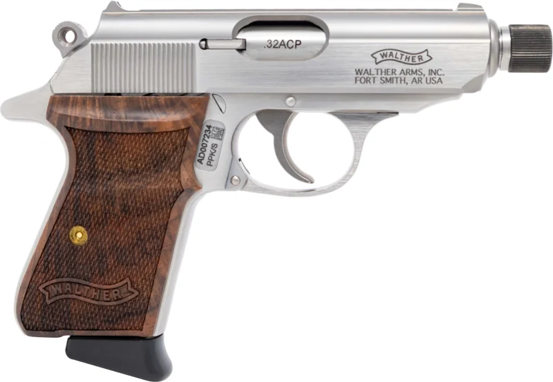 Walther PPK/S SD 32AP SS TB WAL 7R semi-automatic handgun image