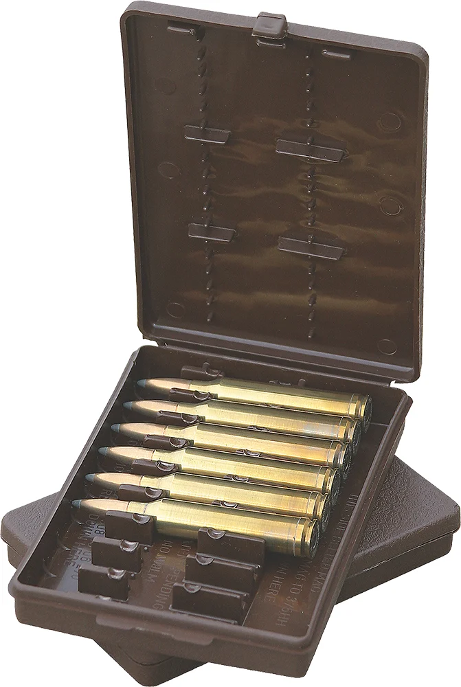 MTM W9LM70 9-round brown polymer rifle ammo wallet with textured finish