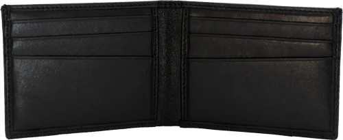 Smith & Wesson black leather front pocket bifold wallet with RFID lining