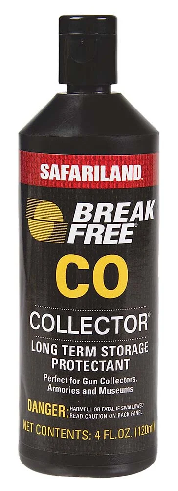 Break‑Free Collector Liquid 4 oz bottle preservative for firearms and metal