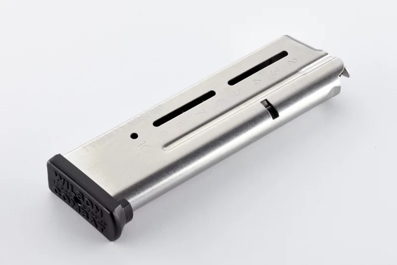 Wilson Combat ETM 1911 9mm 10-round stainless magazine with ETM base pad