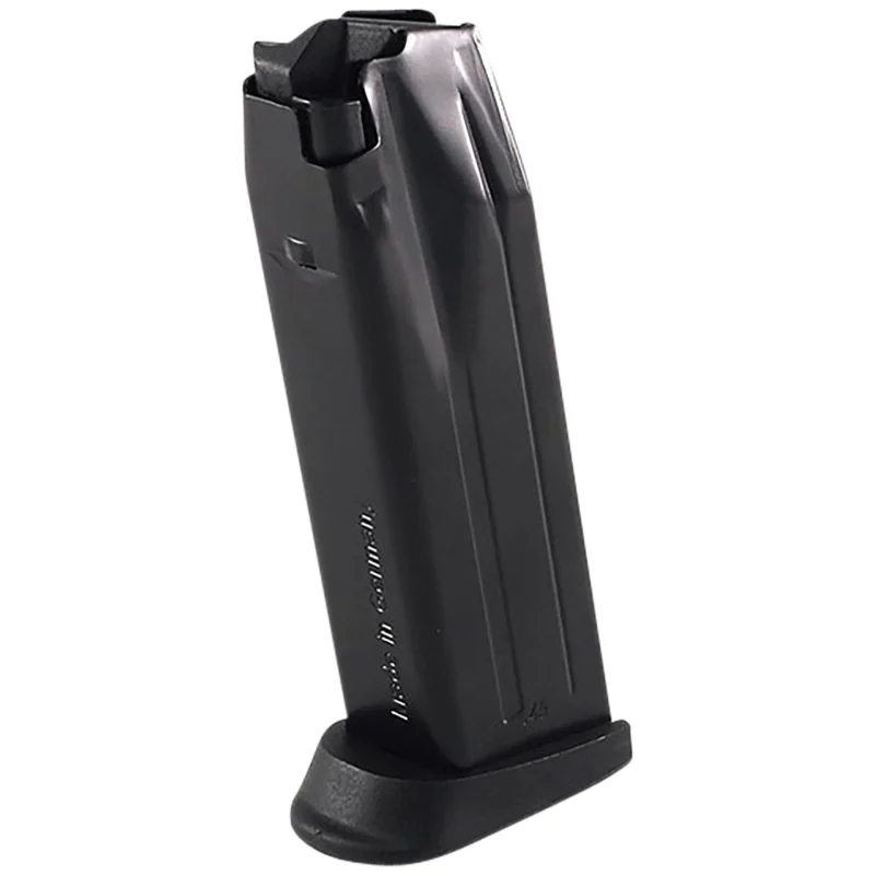 H&K USP45 12-round .45 ACP magazine black steel extended floorplate