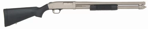 Mossberg 590 Mariner 12ga 20in Marinecote pump shotgun, black synthetic stock, pistol grip kit