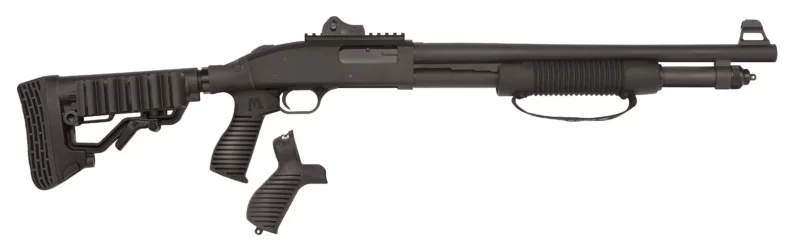 Mossberg 590 SPX 12 Gauge pump shotgun with 18.5 inch barrel and FLEX adjustable stock