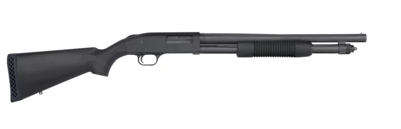 Mossberg 590 Tactical 12 GA 18.5 in barrel matte blued finish black synthetic stock