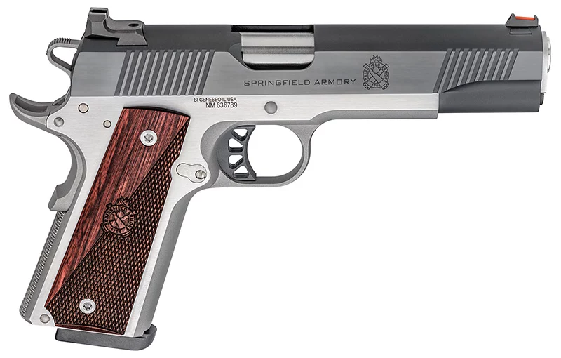 Springfield Armory 1911 Ronin 10mm two-tone blued slide stainless frame
