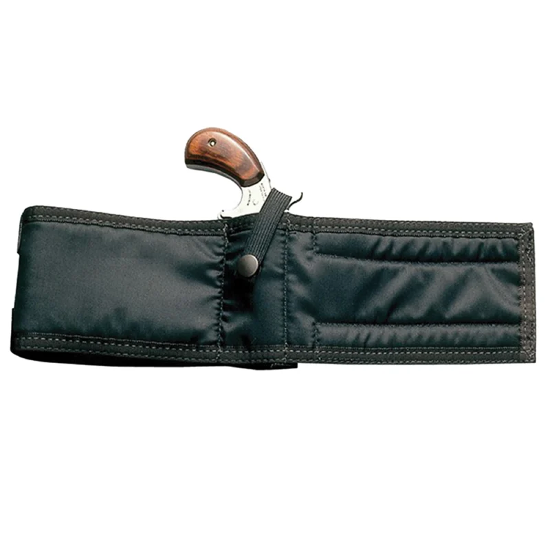 North American Arms black nylon ankle holster, smooth finish, fits NAA Mini-Revolver