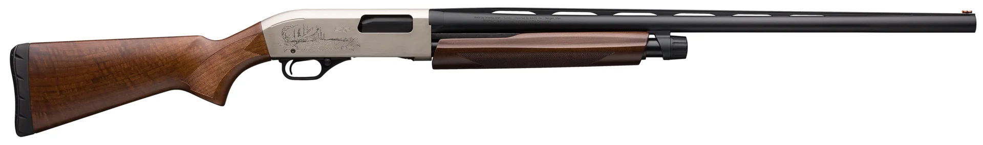 Winchester SXP Upland Field 12ga 26in pump shotgun matte nickel receiver walnut stock