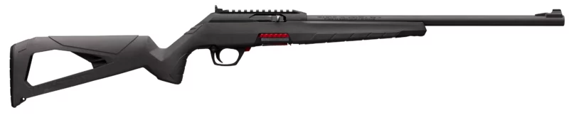 Winchester Wildcat .22 LR 18 inch rifle, matte blued barrel, gray synthetic skeletonized stock, 10-round rotary magazine