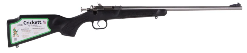 Davey Crickett Gen2 Youth .22 WMR rifle 16.12 in black synthetic stock