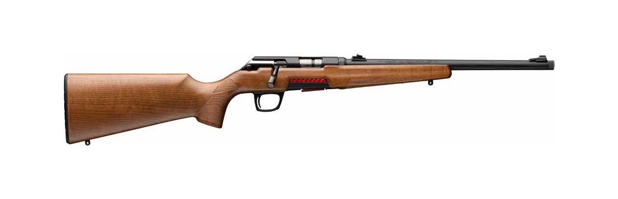 Winchester Xpert Sporter SR bolt-action rifle with satin walnut stock and 16.5-inch threaded barrel