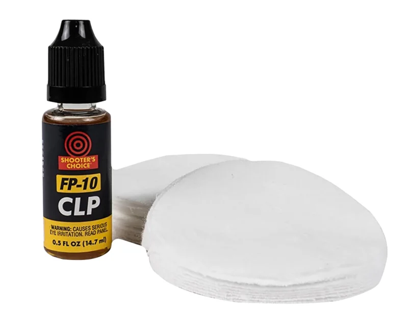 Otis Reload Patch & Oil Kit with 50 3-inch cotton patches and 0.50 oz Shooters Choice FP-10 CLP