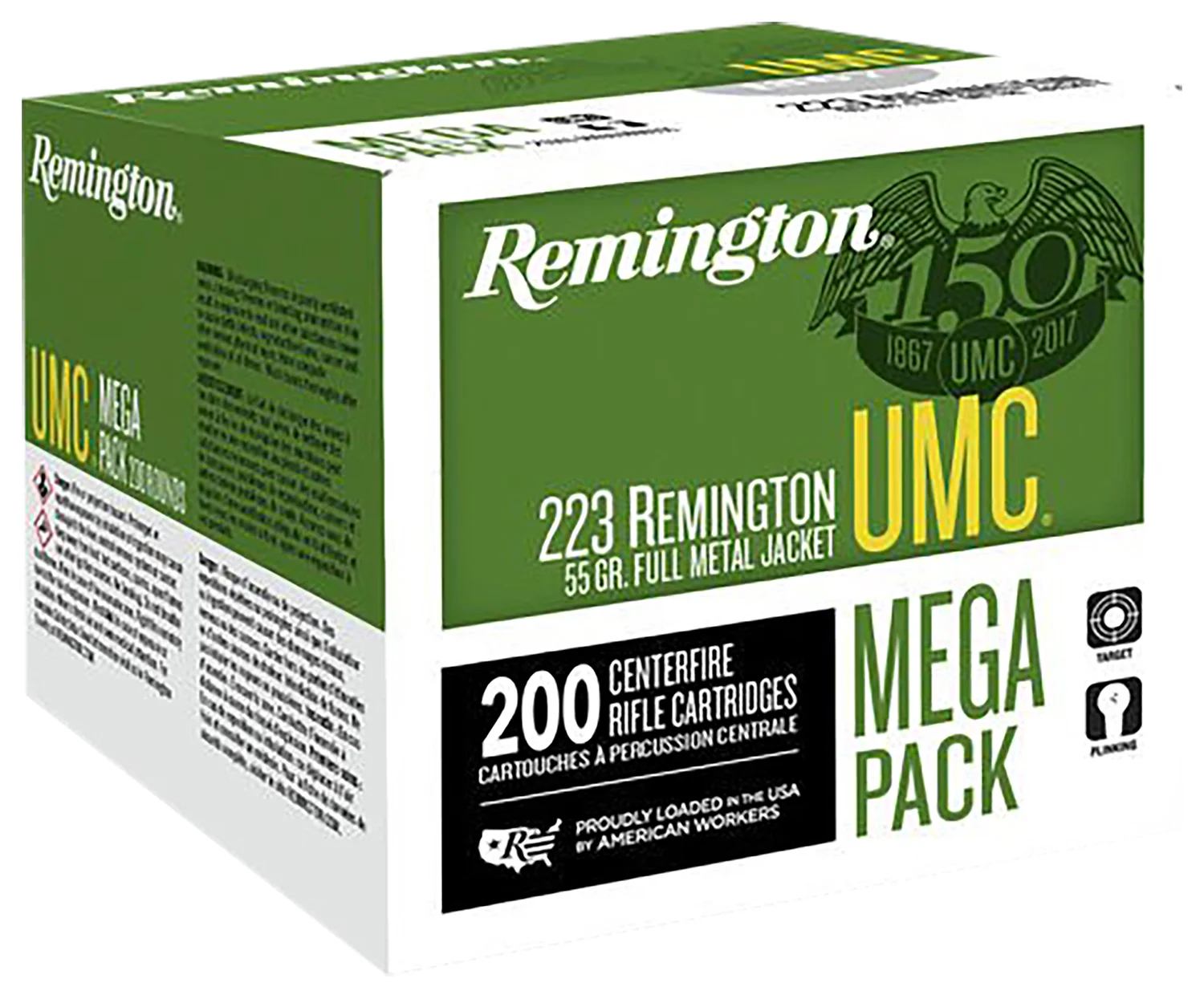 Remington UMC .223 Rem 55 gr FMJ 200 rd box