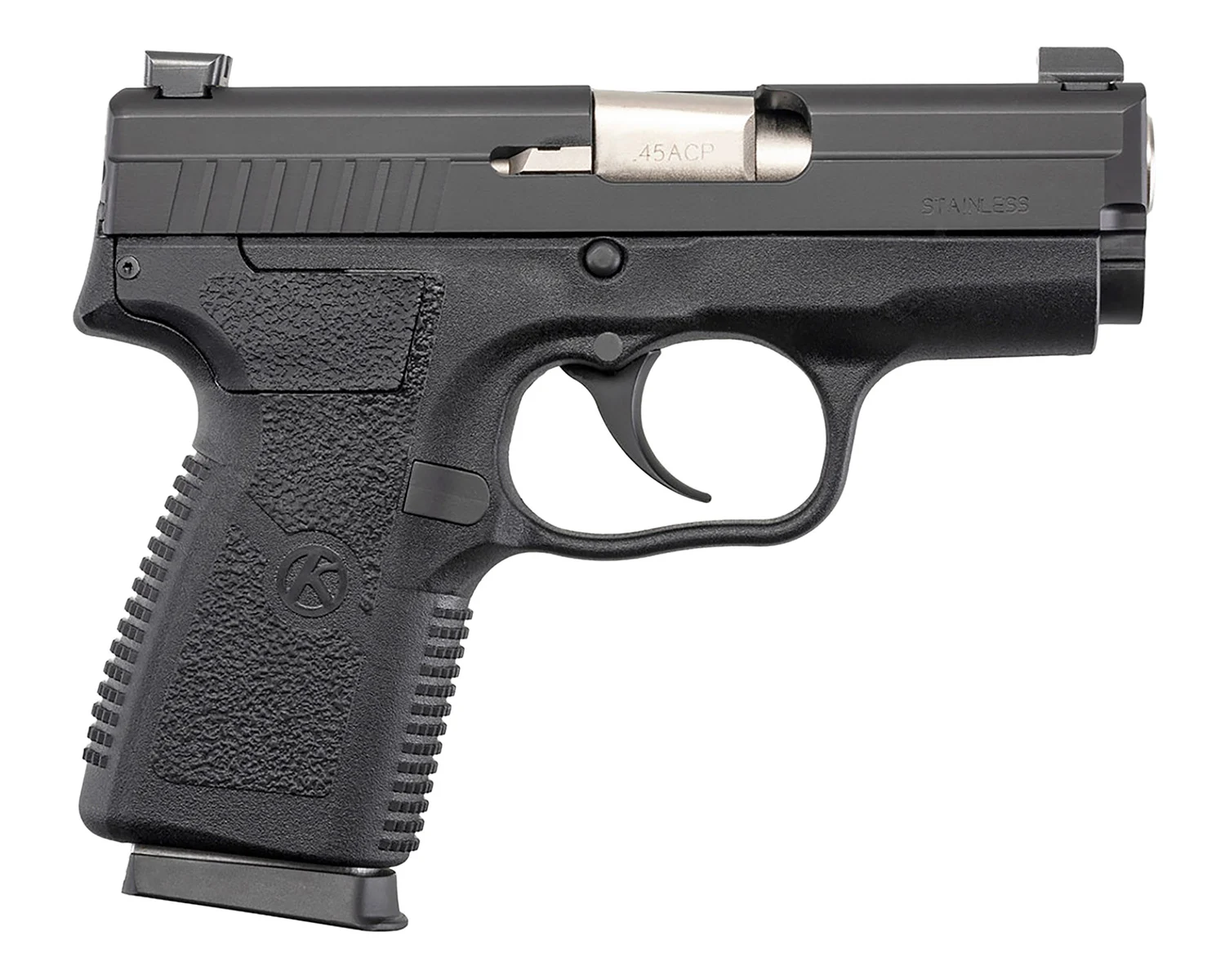 Kahr PM45 .45 ACP Black SS Slide Polymer 5-Rd