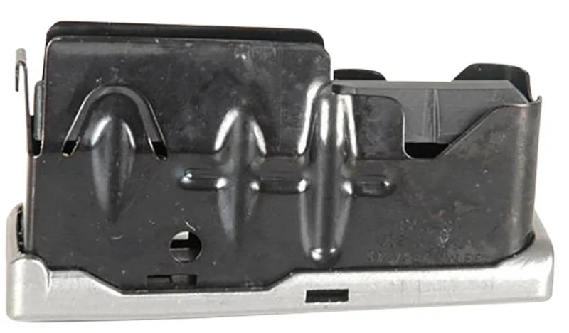 Savage Arms 4-round stainless detachable magazine for .22-250 Remington, fits Savage 12/14/16C/110