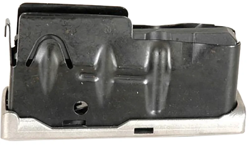 Savage 55110 2-round stainless detachable rifle magazine with bottom-release latch