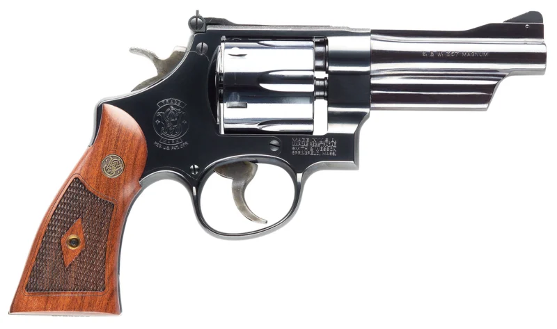 Smith & Wesson Model 27 Classic blued 4-inch revolver with walnut grips
