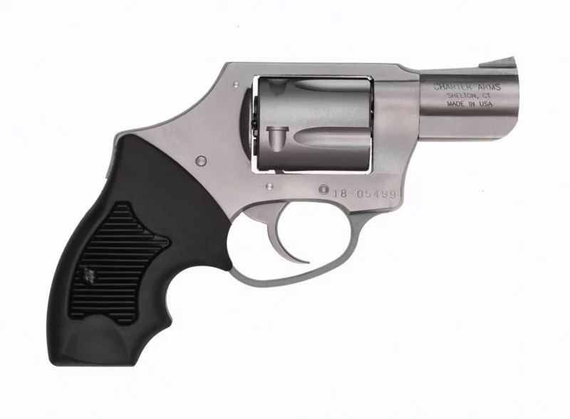 Charter Arms Undercover Lite .38 Special 2 inch 5-shot DAO revolver anodized silver frame stainless barrel