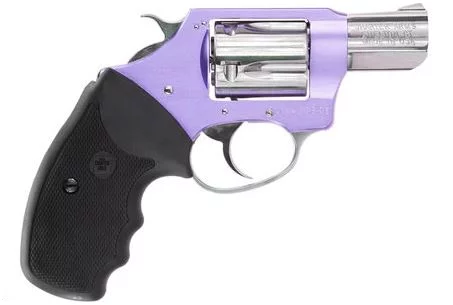 Charter Arms Chic Lady lavender .38 Special 2-inch revolver with hi-polish stainless cylinder