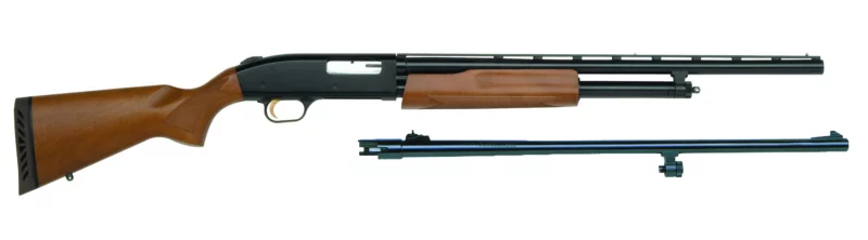 Mossberg 500 Bantam Combo 20ga 22/24 blued finish hardwood stock