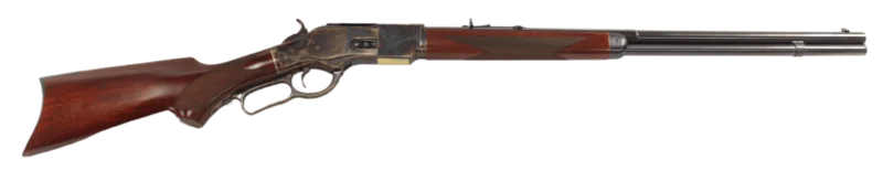 Taylors and Company 1873 .357 Magnum lever-action rifle with 24.25" octagonal barrel and color case hardened receiver